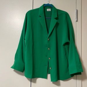 Wilfred Freeform Shirt. Gloss Green. Worn once.